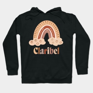 Hand Name Written Of Claribel Hoodie